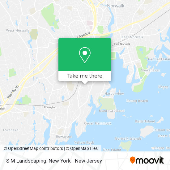 S M Landscaping map