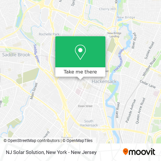 Mapa de NJ Solar Solution