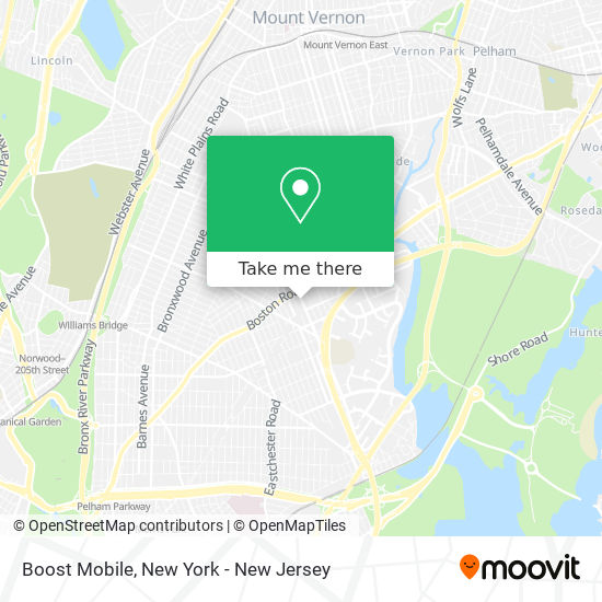 Boost Mobile map