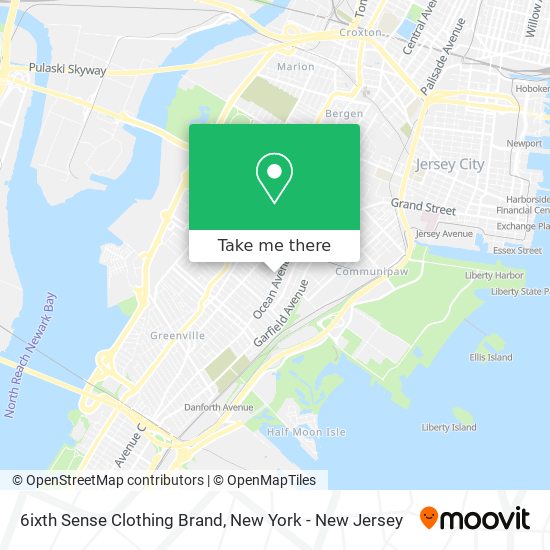 Mapa de 6ixth Sense Clothing Brand