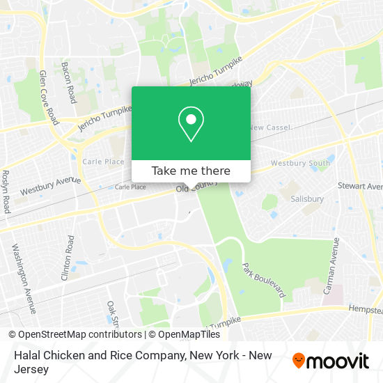 Halal Chicken and Rice Company map