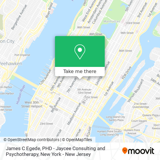 James C Egede, PHD - Jaycee Consulting and Psychotherapy map