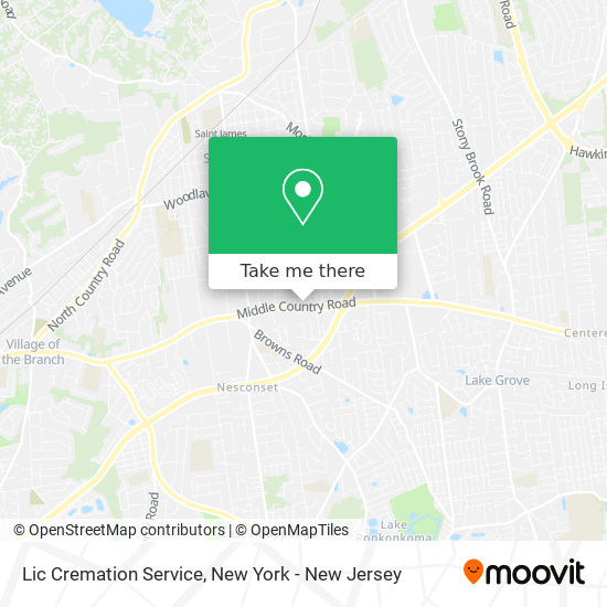 Mapa de Lic Cremation Service