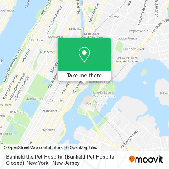 Mapa de Banfield the Pet Hospital