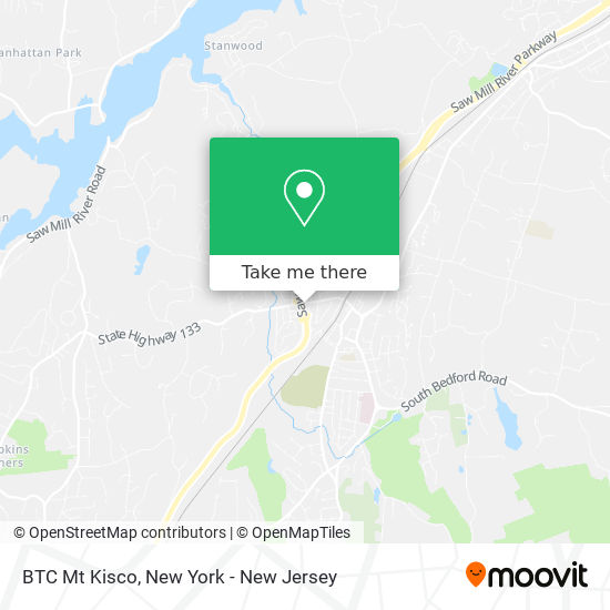 Mapa de BTC Mt Kisco