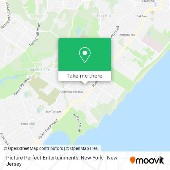 Mapa de Picture Perfect Entertainments