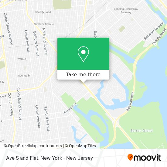Mapa de Ave S and Flat