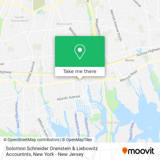 Mapa de Solomon Schneider Orenstein & Liebowitz Accountnts