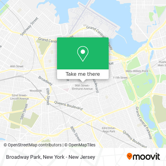 Broadway Park map