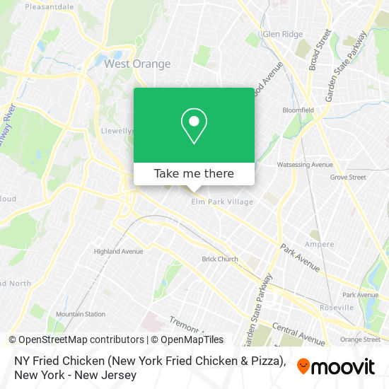 Mapa de NY Fried Chicken (New York Fried Chicken & Pizza)