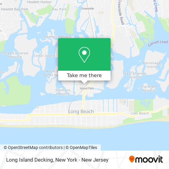 Long Island Decking map