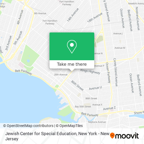 Mapa de Jewish Center for Special Education