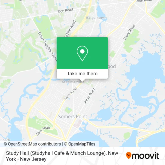 Study Hall (Studyhall Cafe & Munch Lounge) map