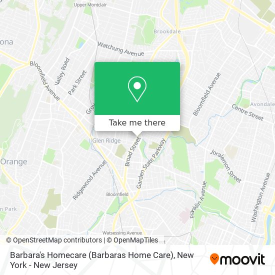 Barbara's Homecare (Barbaras Home Care) map