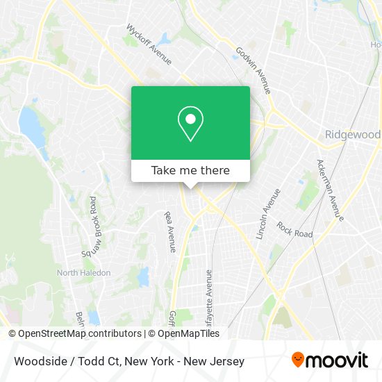 Woodside / Todd Ct map