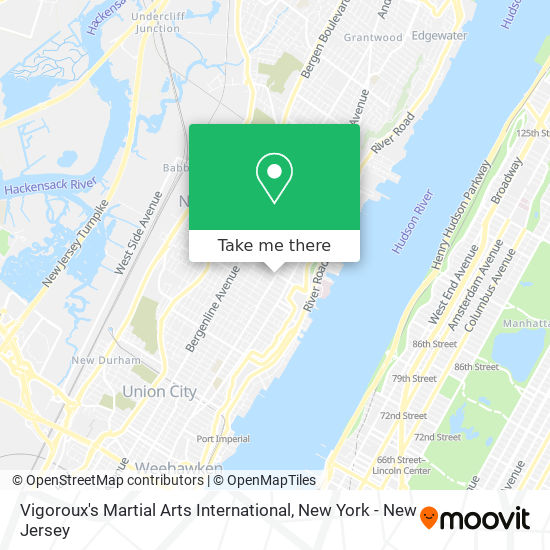 Vigoroux's Martial Arts International map