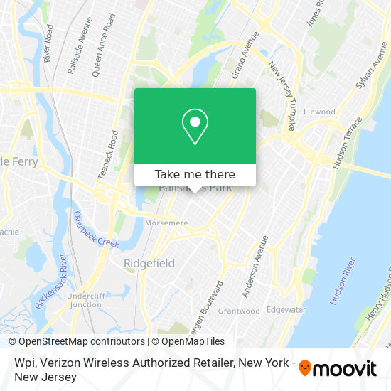 Wpi, Verizon Wireless Authorized Retailer map