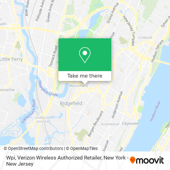 Wpi, Verizon Wireless Authorized Retailer map