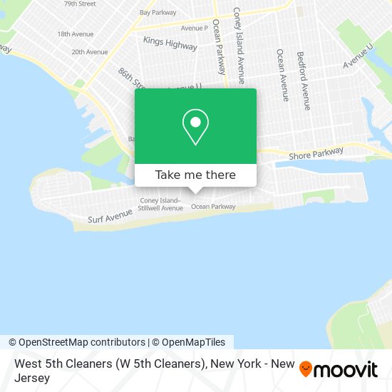 West 5th Cleaners (W 5th Cleaners) map