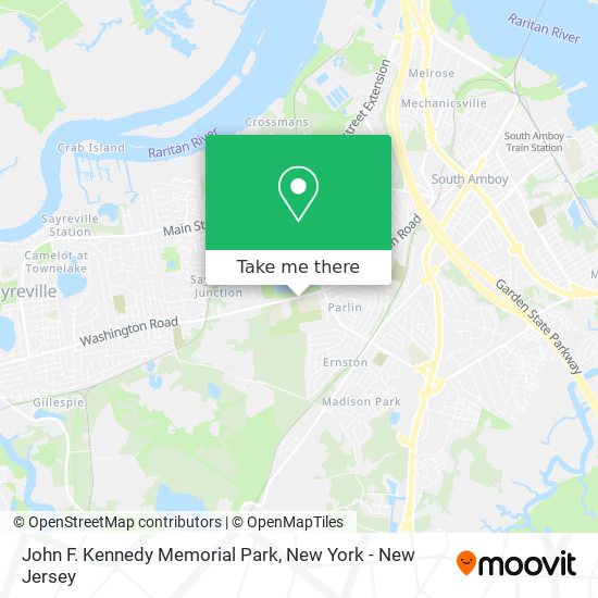 John F. Kennedy Memorial Park map