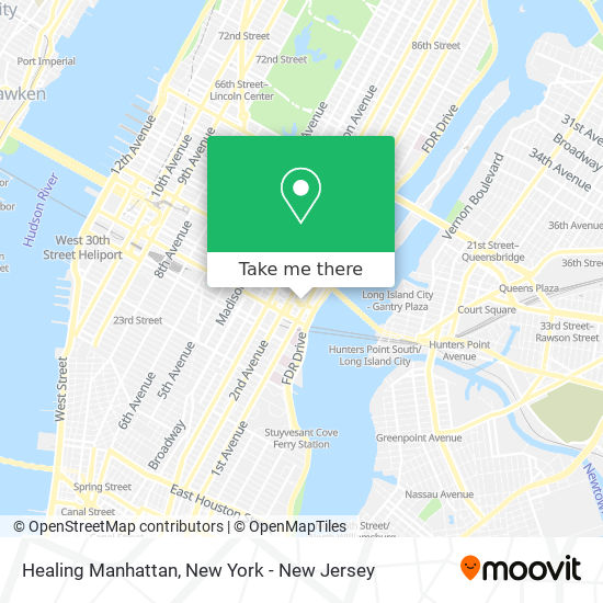 Healing Manhattan map