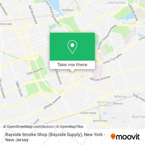 Mapa de Bayside Smoke Shop (Bayside Supply)