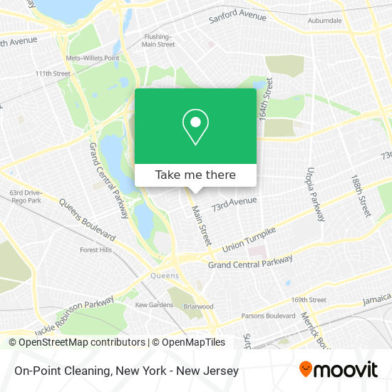 On-Point Cleaning map
