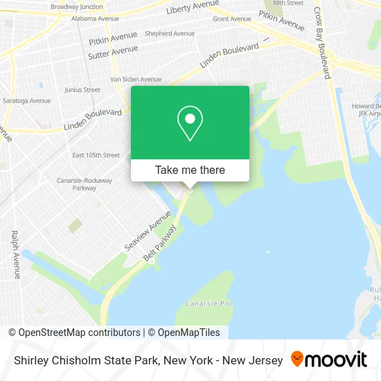 Shirley Chisholm State Park map