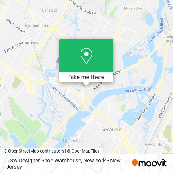 Mapa de DSW Designer Shoe Warehouse