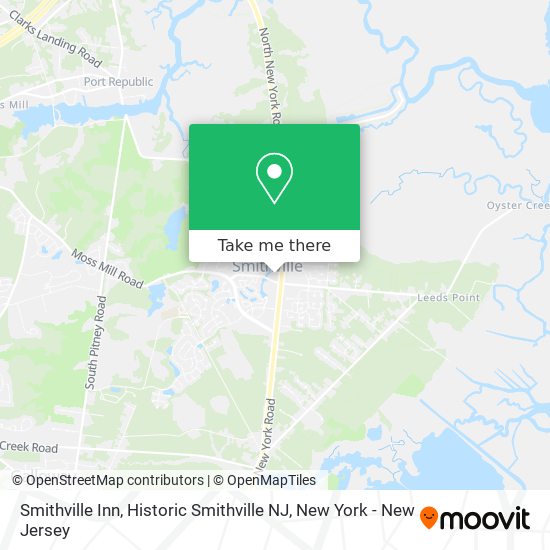 Smithville Inn, Historic Smithville NJ map