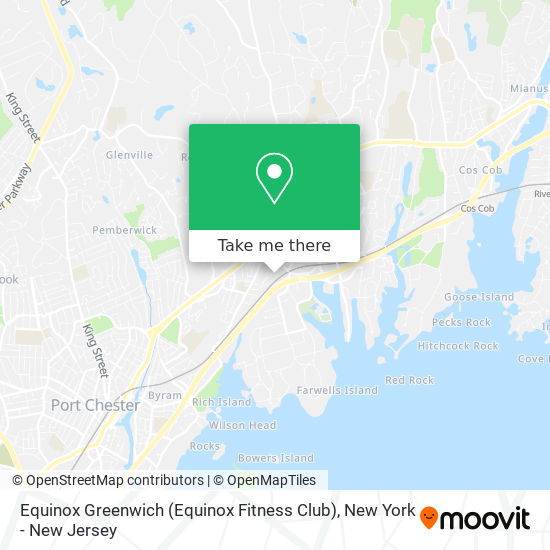 Mapa de Equinox Greenwich (Equinox Fitness Club)