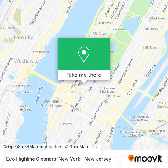 Eco Highline Cleaners map