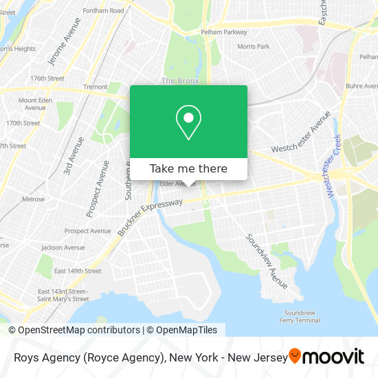 Mapa de Roys Agency (Royce Agency)