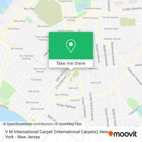 Mapa de V M International Carpet (International Carpets)