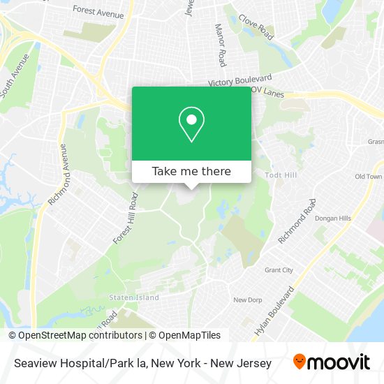 Seaview Hospital/Park la map