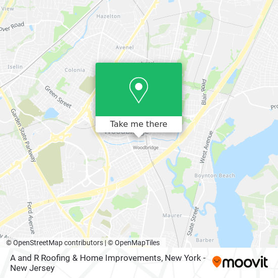 A and R Roofing & Home Improvements map