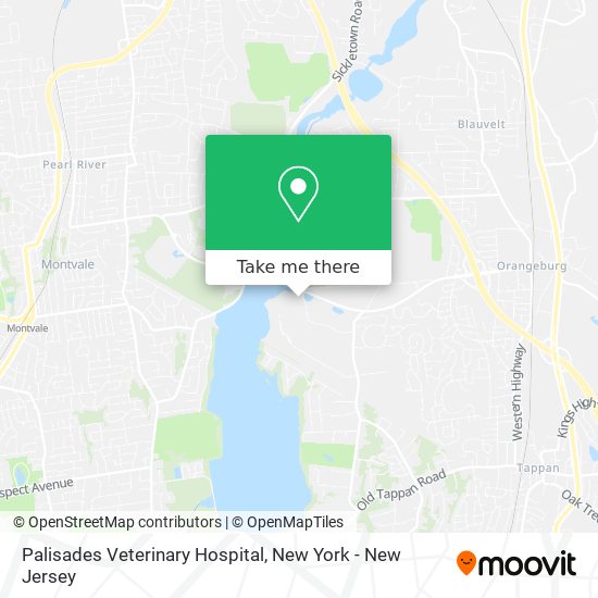 Mapa de Palisades Veterinary Hospital