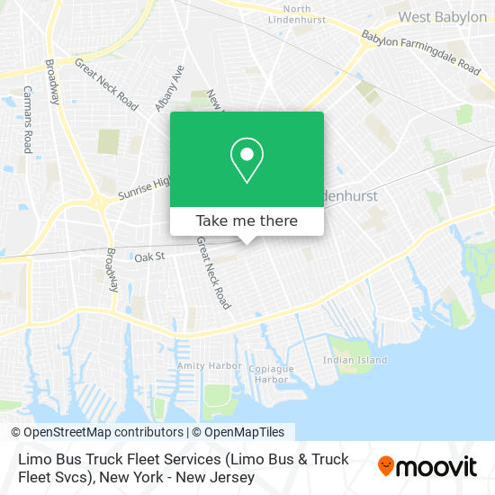 Limo Bus Truck Fleet Services map