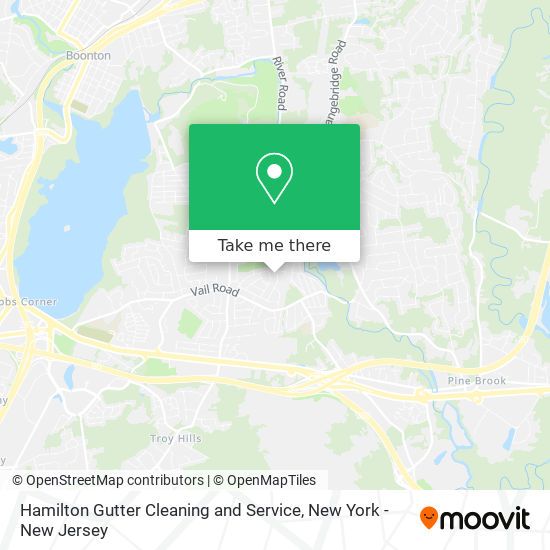 Hamilton Gutter Cleaning and Service map