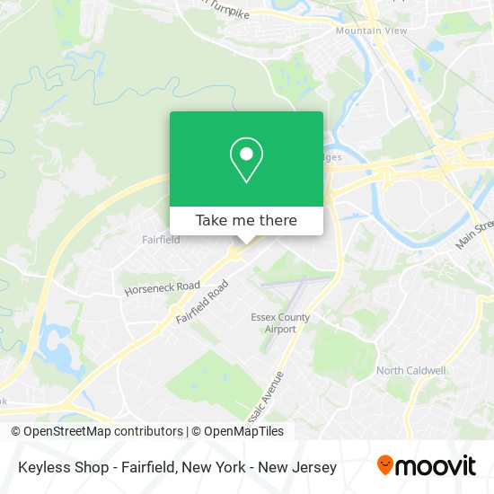 Keyless Shop - Fairfield map