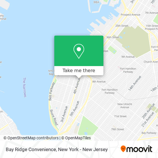 Mapa de Bay Ridge Convenience