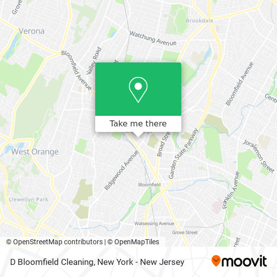 D Bloomfield Cleaning map