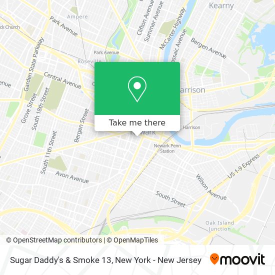 Sugar Daddy's & Smoke 13 map