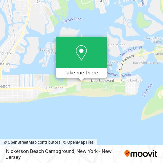 Mapa de Nickerson Beach Campground