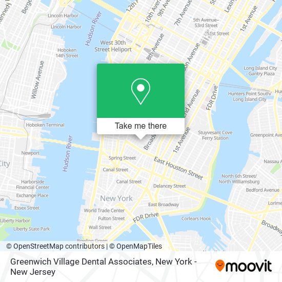 Greenwich Village Dental Associates map