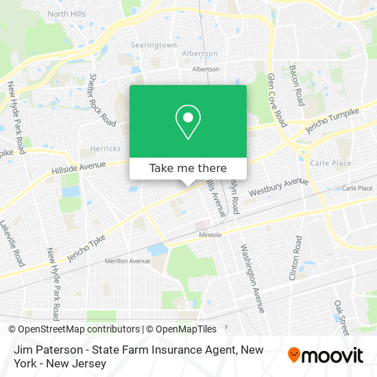 Jim Paterson - State Farm Insurance Agent map