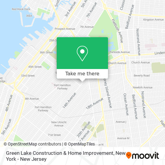 Green Lake Construction & Home Improvement map