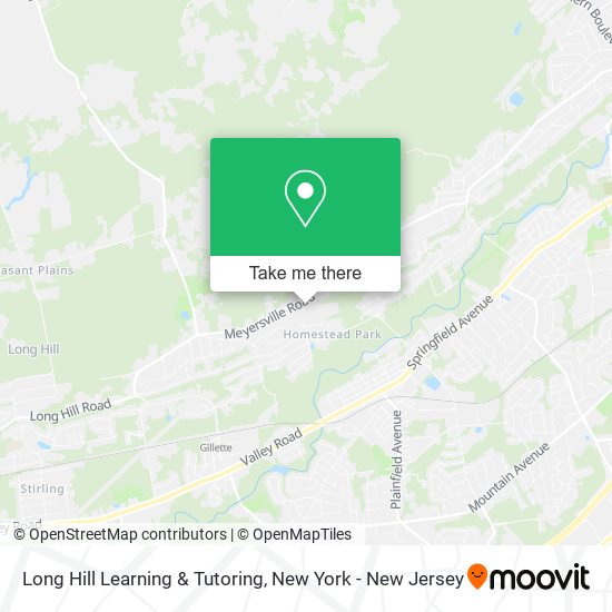 Long Hill Learning & Tutoring map