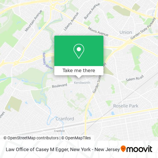 Law Office of Casey M Egger map