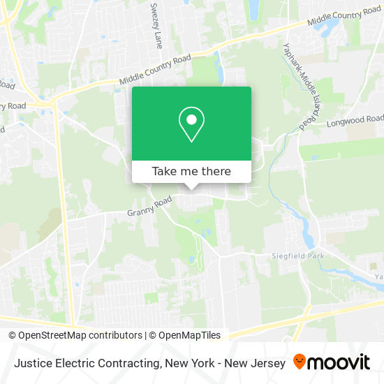 Justice Electric Contracting map